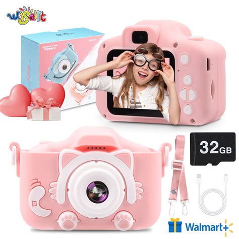 WISAIRT Kids Camera 1080P HD Digital Video Cameras with 32GB SD Card ...