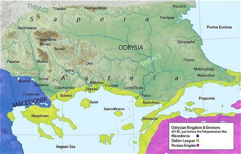 Approximate location of the Cicones | Mystery of history, Map, Ancient ...