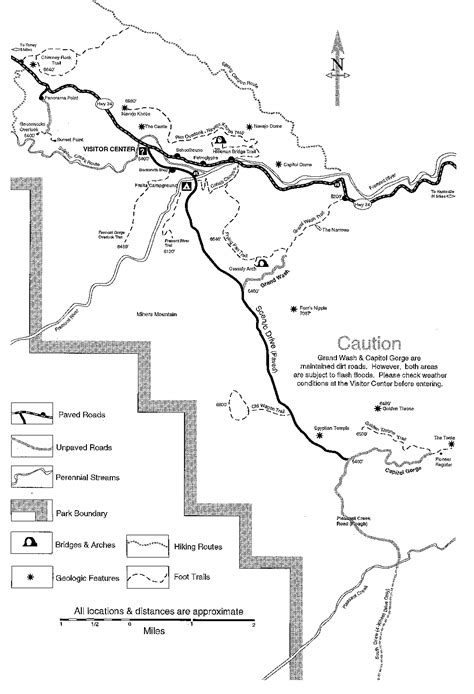 Grand Staircase Escalante Trail Map