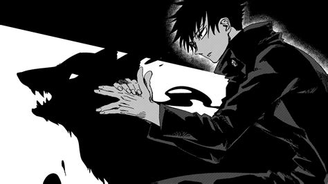 Megumi Fushiguro With Wolf HD Jujutsu Kaisen Wallpapers | HD Wallpapers ...