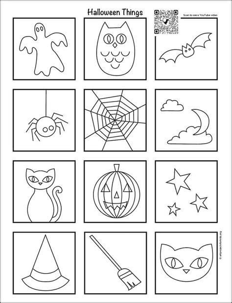 Easy Halloween Drawings For Kids