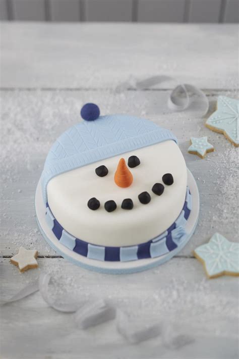 snowman cake (delicious cookies how to make) | Christmas cake designs, Christmas cakes easy ...