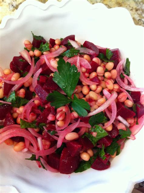 Navy Bean and Beet Salad – The Armenian Kitchen