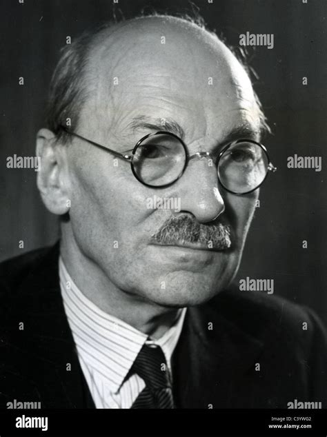 CLEMENT ATTLEE (1883-1967) as British Labour Prime Minister in 1946 Stock Photo - Alamy