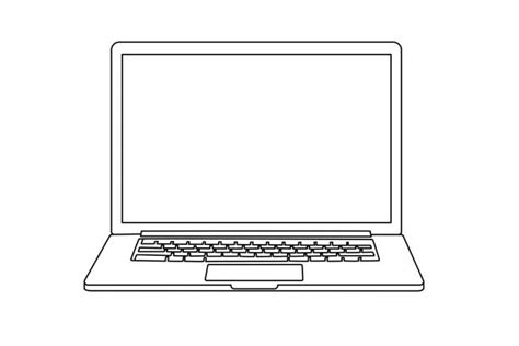 86,900+ Laptop Outline Stock Illustrations, Royalty-Free Vector ...