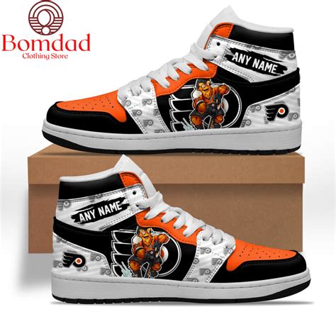 Philadelphia Flyers Mascot Personalized AJ 1 Shoes - Hearthtops Store