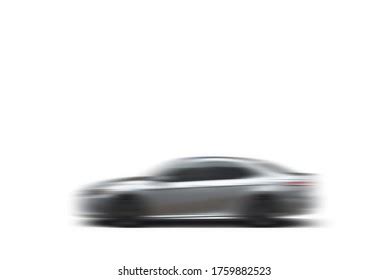 Silver Car Motion Blur Isolation On Stock Photo 1759882523 | Shutterstock