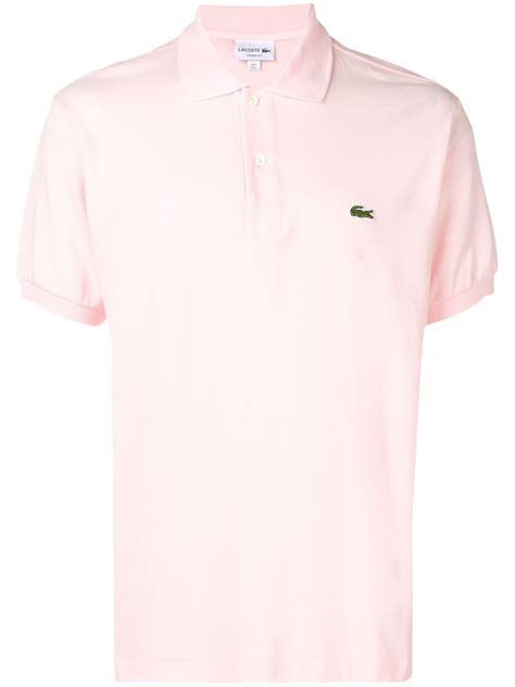 Lacoste Embroidered Logo Polo Shirt | Pink | FARFETCH