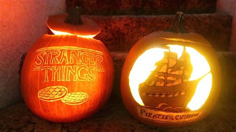 How To Carve A Pumpkin! Cool Carving Techniques! Stranger Things ...