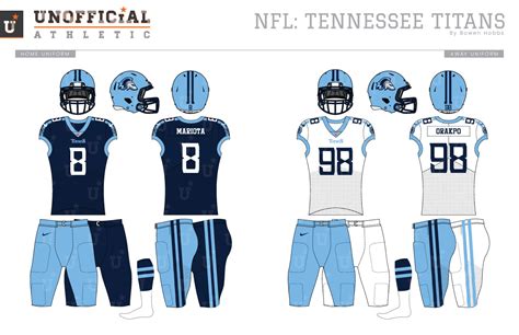 UNOFFICiAL ATHLETIC | Tennessee Titans Rebrand