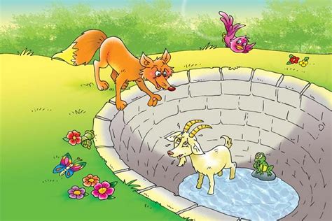 The Fox And The Goat Short Story For Kids, With Moral Picture Story ...