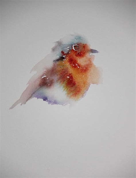 Watercolours With Life: Robin in Watercolour 2016