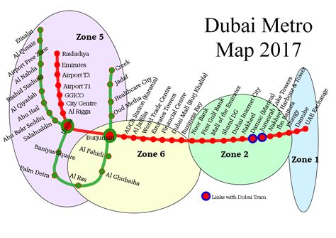 Dubai Metro Map