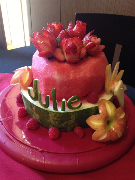 Watermelon Wedding Ideas - The I Do Moment | Fruit birthday cake ...