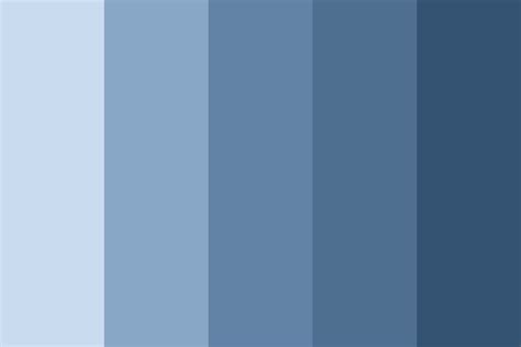 Blue Light And Dark Color Palette | Dark color palette, Blue color schemes, Light in the dark