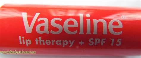 Indian Beauty Zone: Vaseline Lip Therapy + SPF 15 Review-Rosy Lips