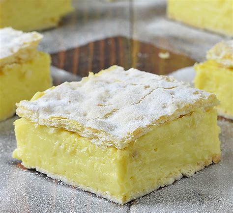 Vanilla Custard Slice - Lidia's Cookbook