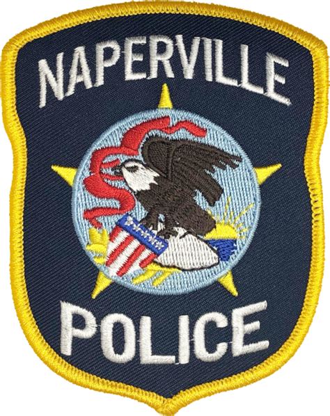 NAPERVILLE POLICE DEPARTMENT SHOULDER PATCH - Chicago Cop Shop