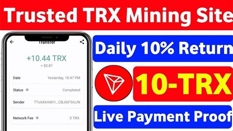 Tron TRX Free Mining Website | TRX New Site Today | TRX Mining Site ...