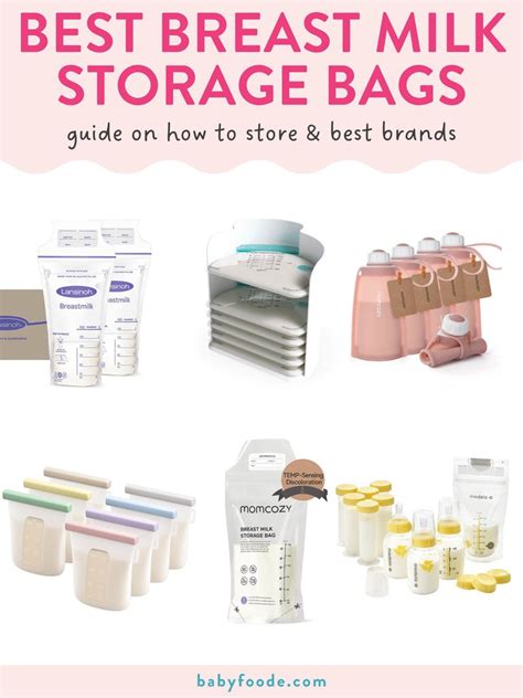 6 Best Breast Milk Storage Bags & Containers 2023 - Sunshine Billingual The Blog