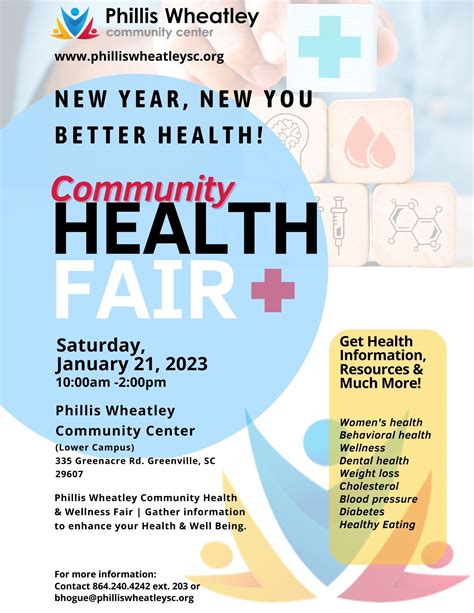 Community Health Fair | Phillis Wheatley Center