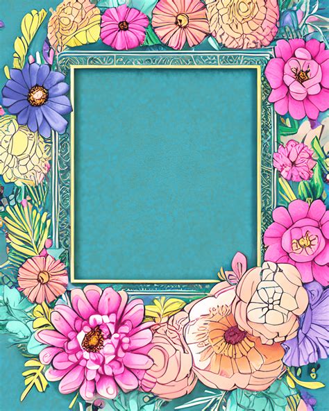 Floral Border · Creative Fabrica