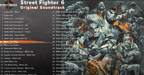 Street Fighter 6's original soundtrack is coming to streaming platforms with a whopping 284 tracks