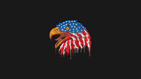 2048x1152 American Flag Eagle Minimal 4k Wallpaper,2048x1152 Resolution HD 4k Wallpapers,Images ...