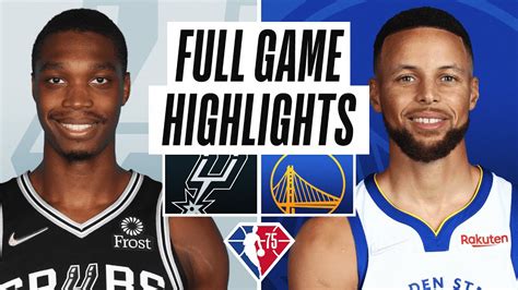 SPURS at WARRIORS | FULL GAME HIGHLIGHTS | December 4, 2021 - YouTube