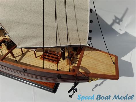 Chinese Junk Dark Wood Tall Ship Model 27.5" - Boat Model