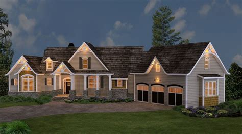 New Craftsman Style House Plans with Walkout Basement - New Home Plans ...