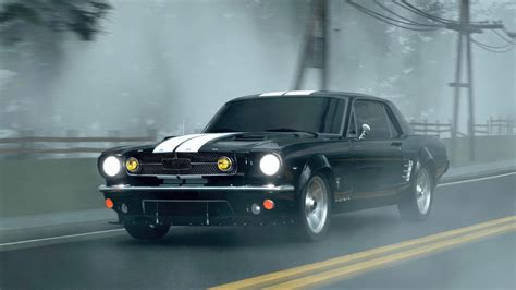 Classic Black Ford Mustang 4k Wallpaper,HD Cars Wallpapers,4k ...