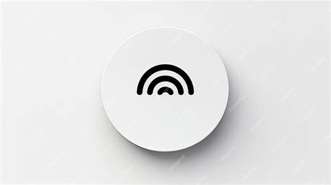 Premium AI Image | WiFi icon in the center of a black background