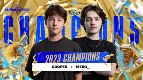 Cooper and Mero crowned as the 2023 Fortnite Global Champions | Esports.gg