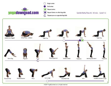 Yoga Downloads Free Online Yoga Pose Guide, advanced Yoga and basic beginner yo | Gentle yoga ...