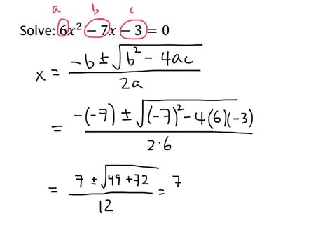 Quadratic equations - pastorcrafts