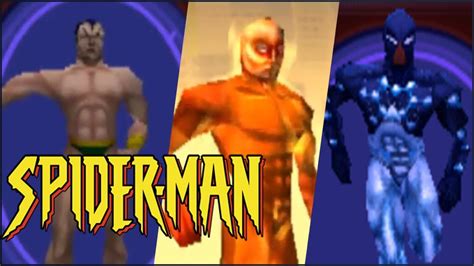 Uniformes, Cheats e Galeria - Spider-Man (Ps1) - YouTube