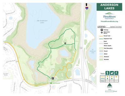 Hyland Lake Park Reserve Anderson Lakes map by Three Rivers Park District - Avenza Maps | Avenza ...