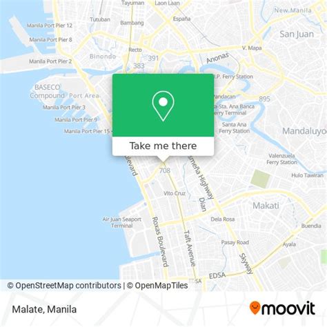 How to get to Malate in Manila by bus or train?