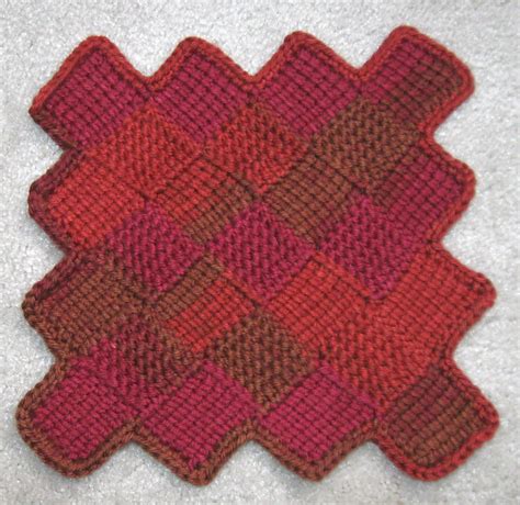 Ravelry: Tunisian Crochet Entrelac Dishcloth Variation 2 pattern by Kat ...