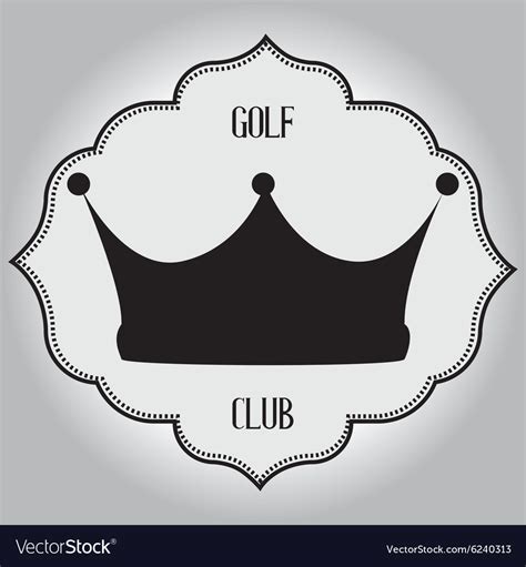 Golf club Royalty Free Vector Image - VectorStock