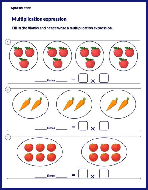 Free Printable Multiplication Worksheets for Kids | SplashLearn