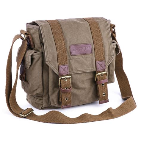 #21217 Mens Canvas Satchel Bag - Gootium