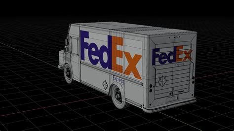 FedEx Truck 3D model | CGTrader