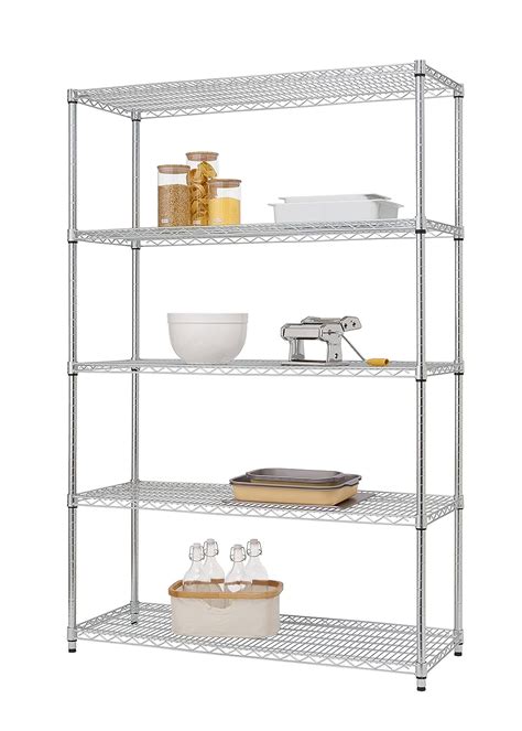 Amazon.com: TRINITY EcoStorage 5-Tier NSF Wire Shelving Rack, 48 by 18 ...