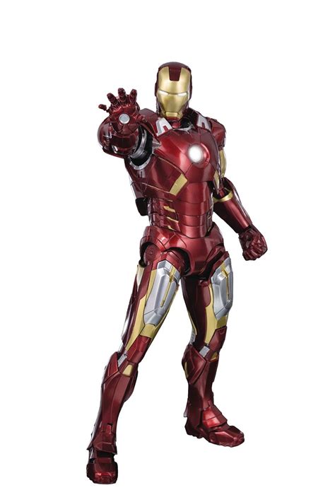 DEC228400 - MARVEL INFINITY SAGA IRON MAN MARK 7 DLX 1/12 SCALE AF - Previews World