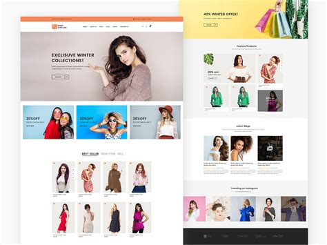 Fashion eCommerce Template by Bellal Hossain on Dribbble