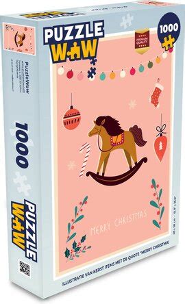 PuzzleWow 'Rocking Horse' | Christmas Puzzle 1000 pieces.