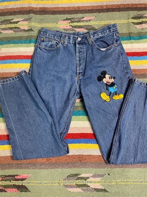 vintage mickey mouse jeans - Gem