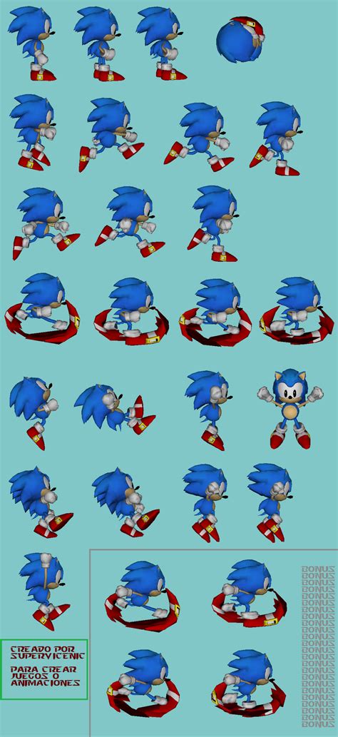 Sonic Mario Sprites